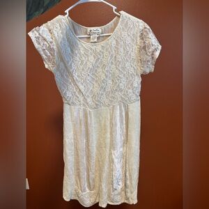 Papillon Blanc Ivory Lace Dress